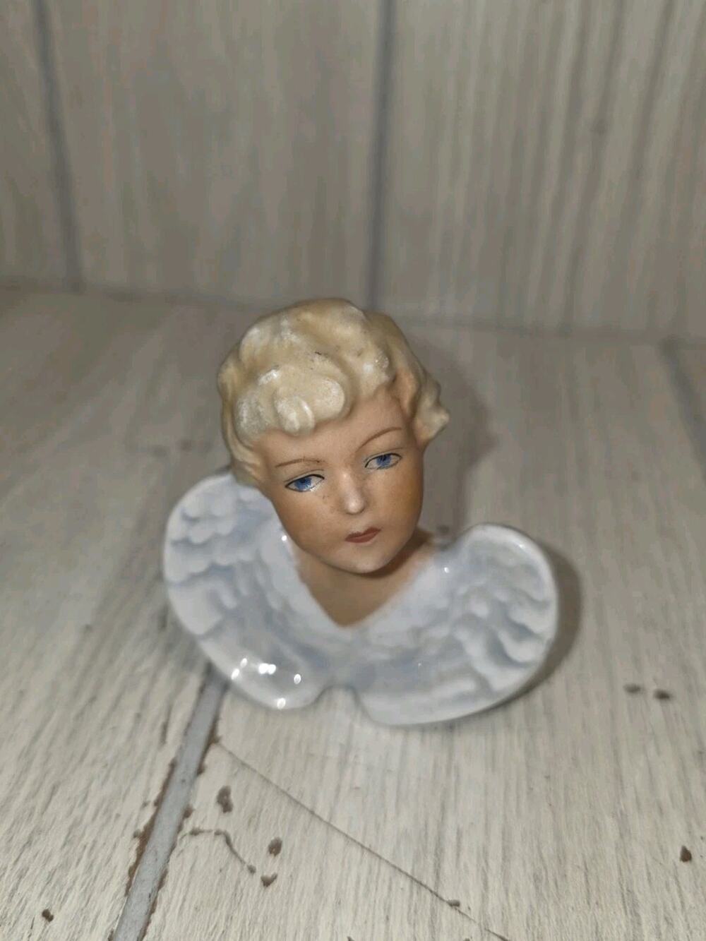 Antique ORLIK Porcelain Germany Angel Bust CHERUB Sweet Angelic Religious